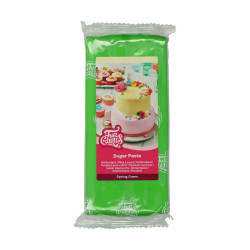 Grön sockerpasta m vaniljsmak, 1 kg (Spring Green)